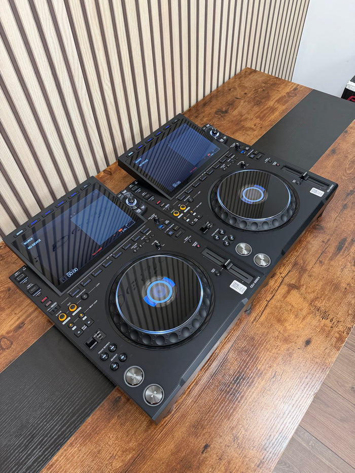 AlphaTheta CDJ-3000x Pro DJ Turntable Pair