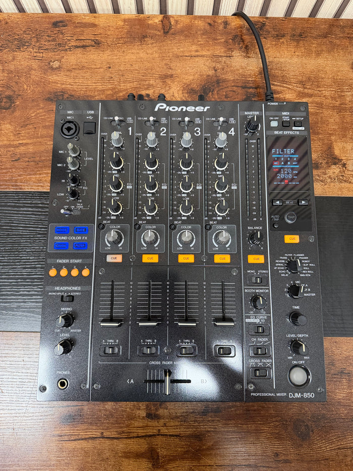Pioneer DJM-850-K 4-Channel DJ Mixer