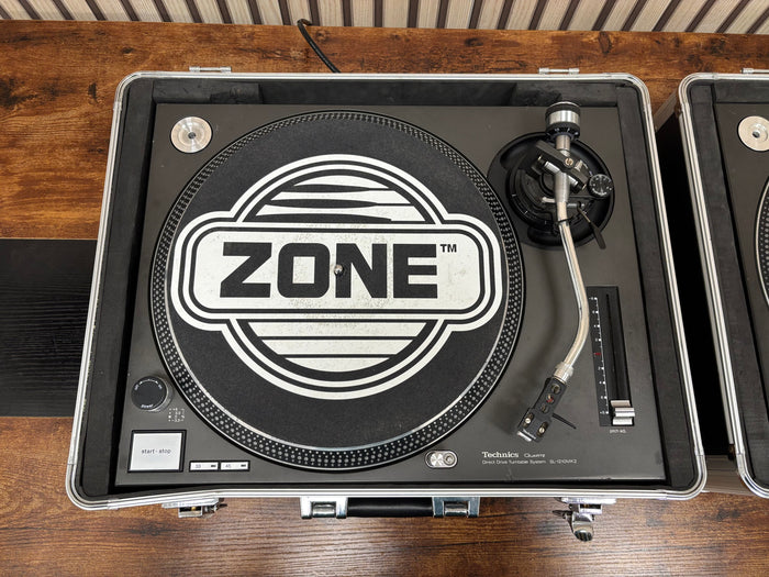 Technics SL-1210MK2 Pro Direct Drive Turntable Pair