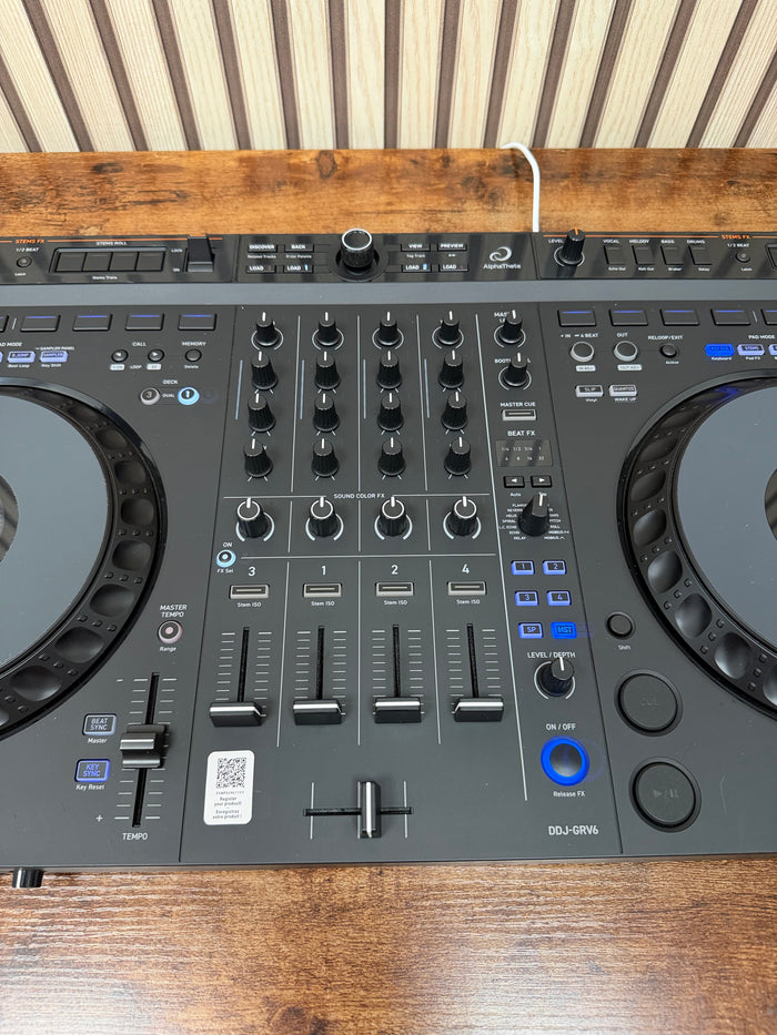 AlphaTheta DDJ-GRV6 4-Channel DJ Controller