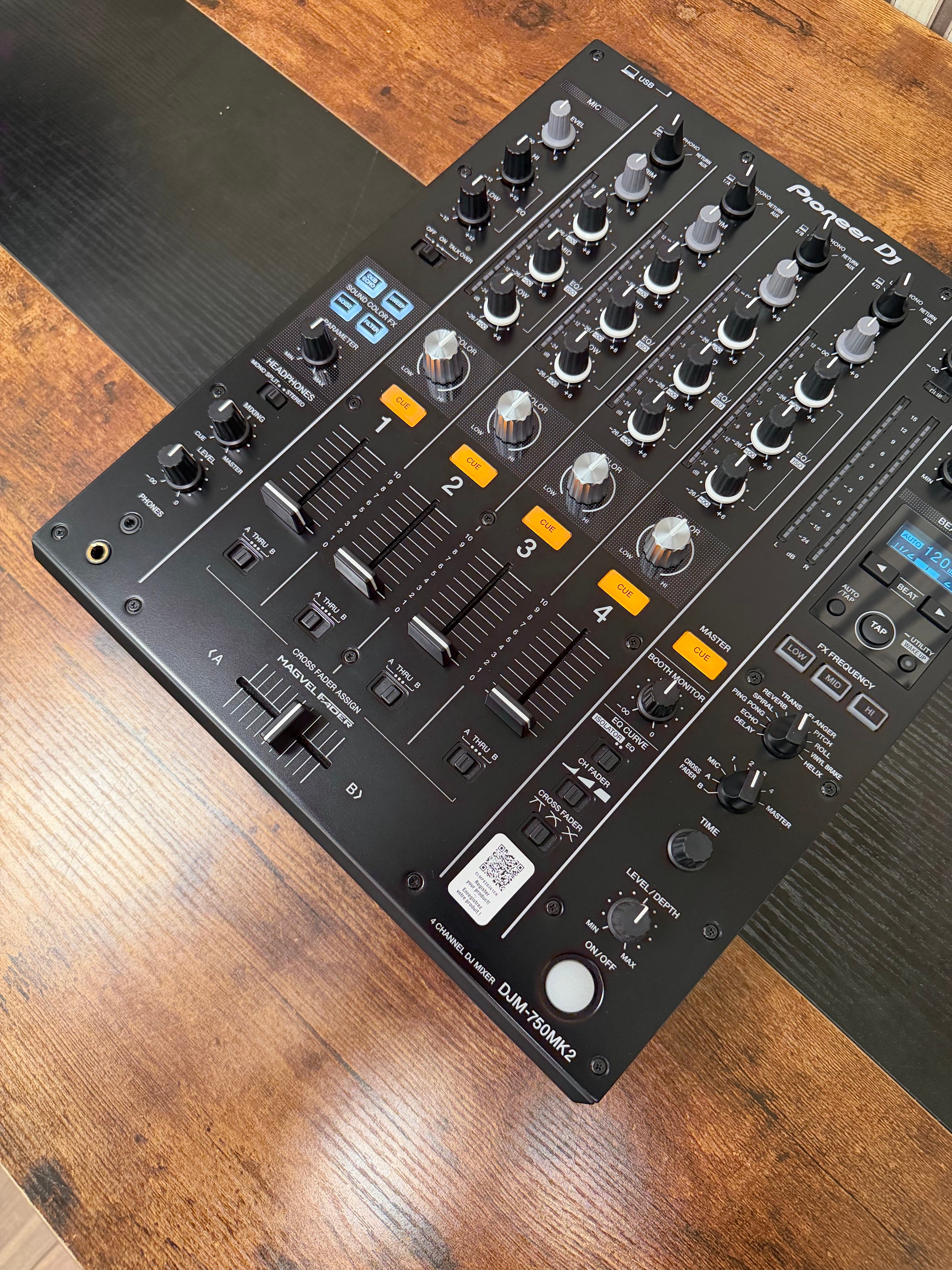 Pioneer DJ DJM-750MK2 4-Channel DJ Mixer